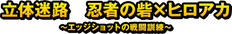 立体迷路　忍者の砦×ヒロアカ